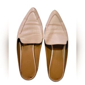 Franco Sarto Cream Flats Minimalist Loafers